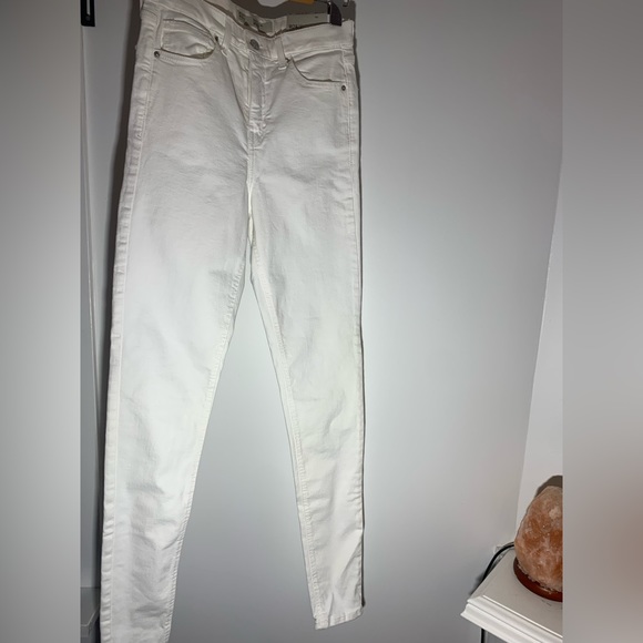 Topshop tall jamie jeans in white w28 l36new NWT high waist ankle grazer - Picture 3 of 10